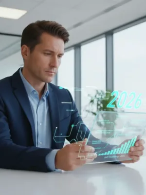 Professionnel français analysant son parcours avec un bilan de compétences en 2026