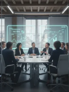 Dirigeants de PME françaises discutant des stratégies de croissance pour 2026