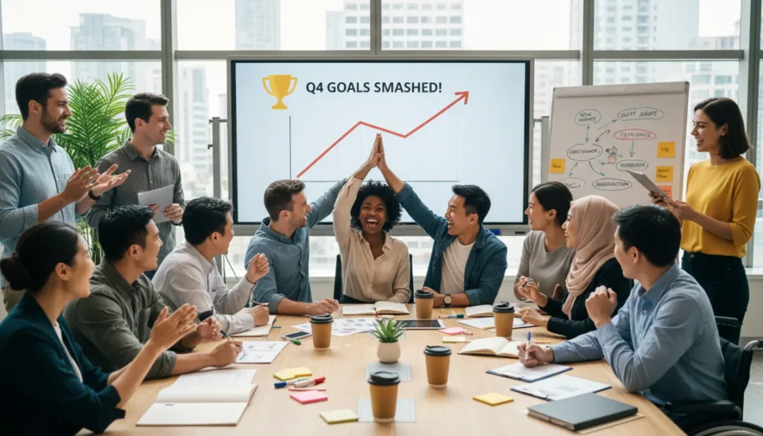 Équipe diversifiée engagée dans une séance de brainstorming collaborative