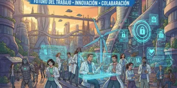 Profesionales diversos en sectores emergentes como IA y energía renovable en España 2026