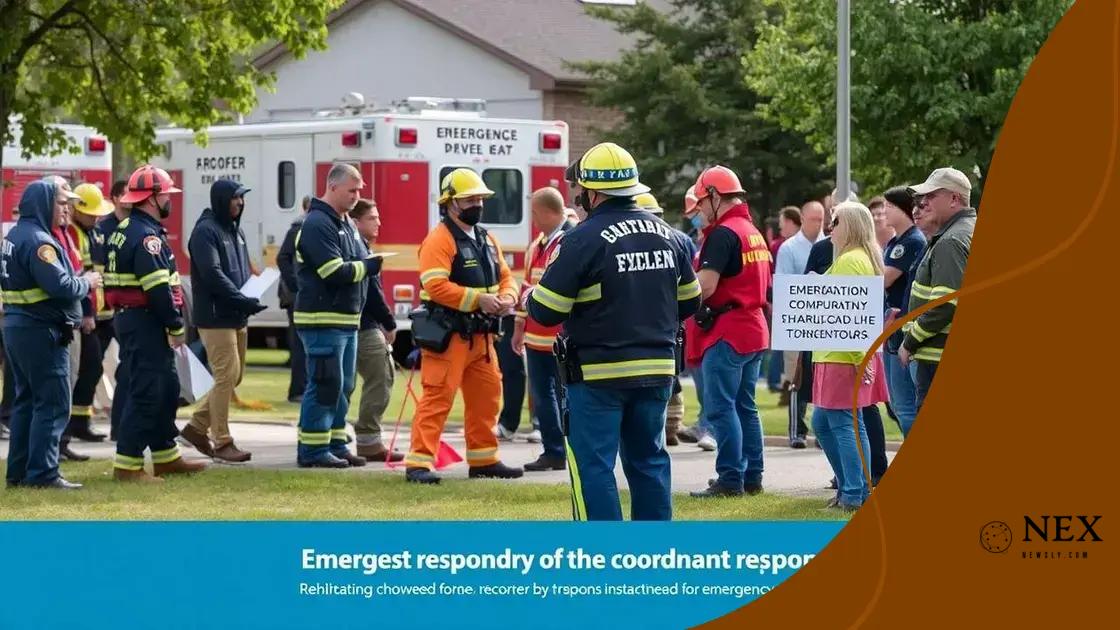 Roles and responsibilities in emergencies