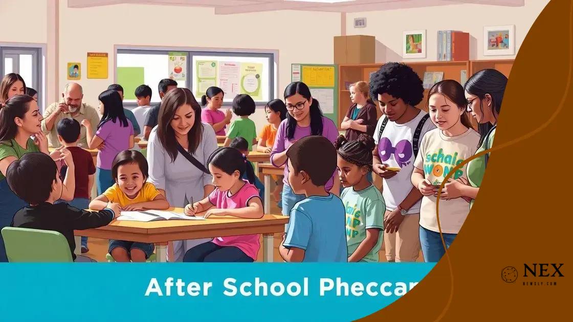 Community benefits of after-school assistance