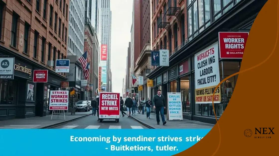 Impacts of labor strikes on the economy