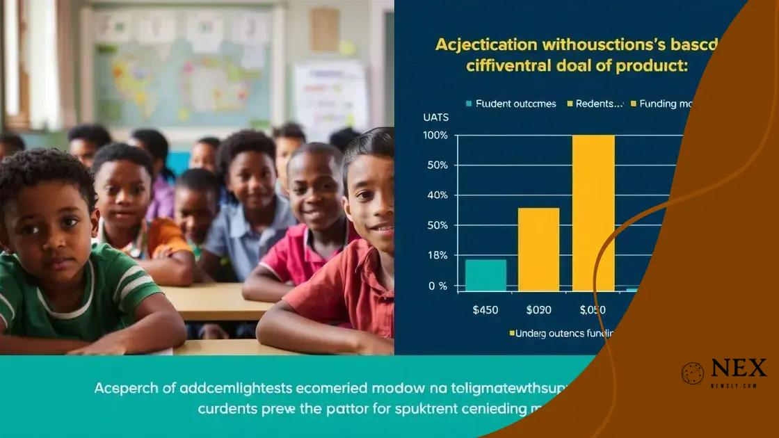 Comparison of student outcomes in different funding models