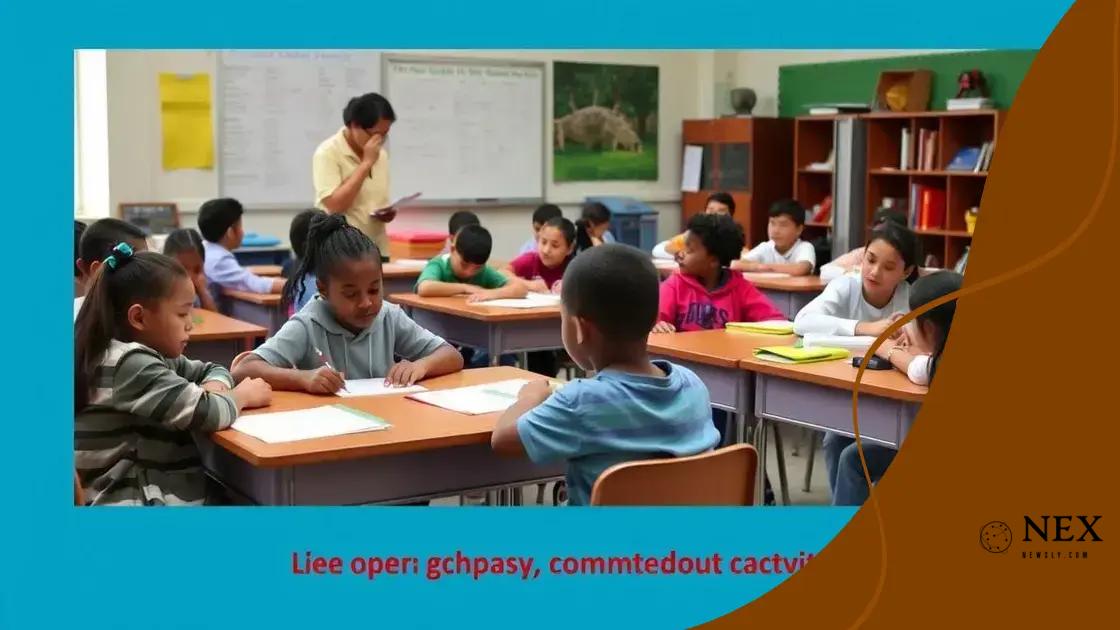 Impact of the crisis on students and schools