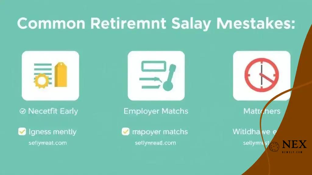 Common mistakes to avoid with retirement savings