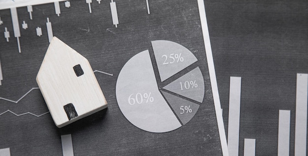 A pie chart showing the allocation of a diversified investment portfolio, highlighting allocations to stocks, bonds, real estate, and commodities, with labels indicating protection against inflation.