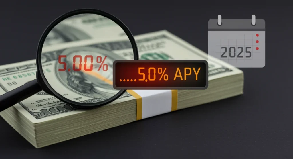 Top 5 High-Yield Savings Accounts with 5.00% APY for US Savers in 2025